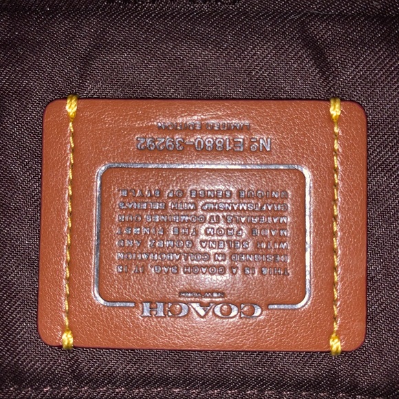 SOLD Coach Selena Trail Bag with Crystal - Picture 10 of 10